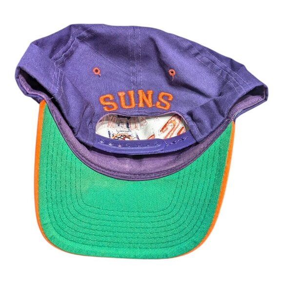 VTG 90s Phoenix Suns NBA Hat Snapback The G Cap Purple - Picture 3 of 7